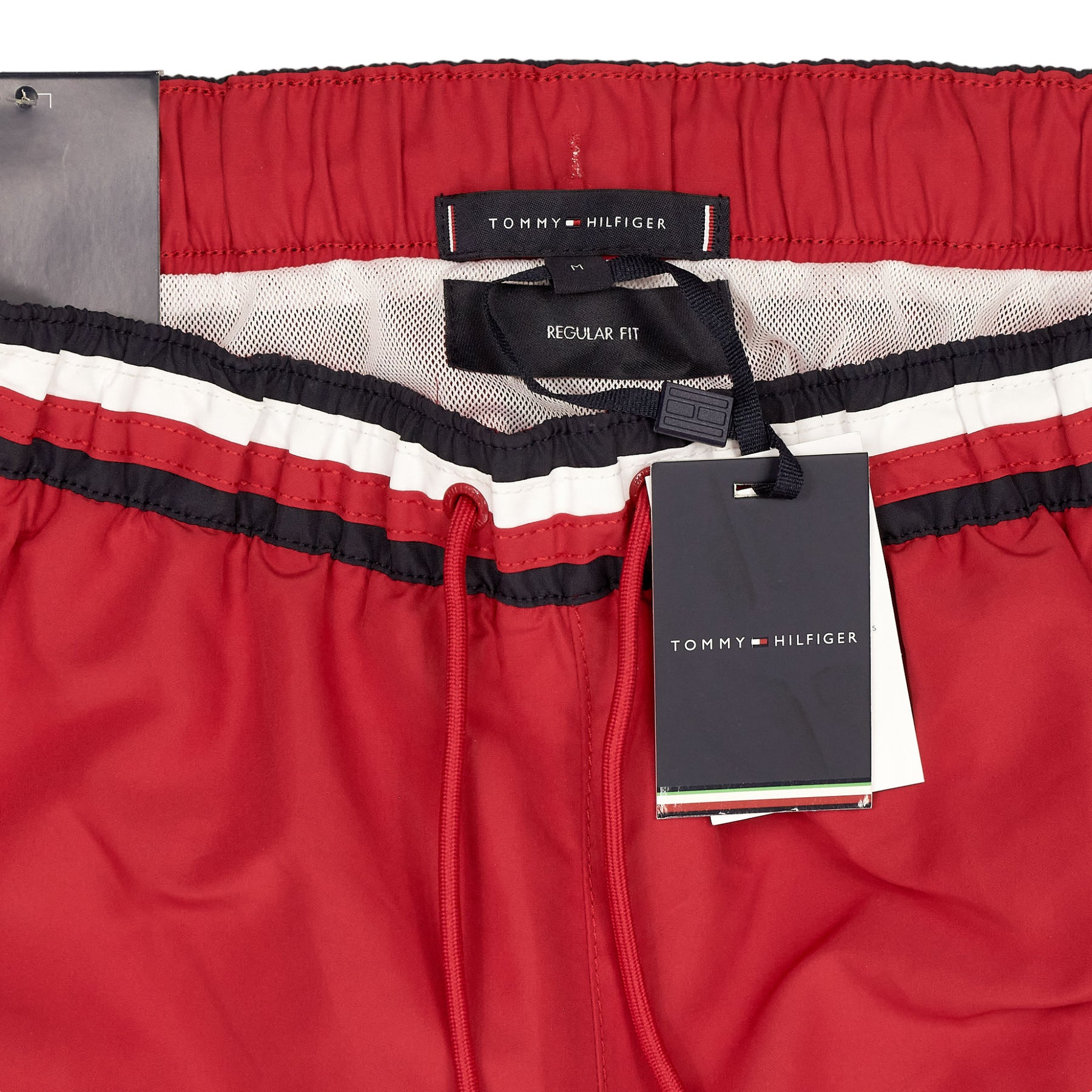 Tommy Hilfiger Red Medium Drawstring Shorts