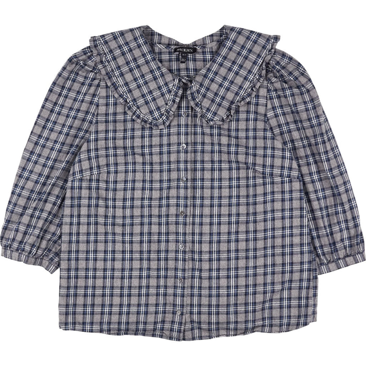 Baukjen Blue Check Blouse