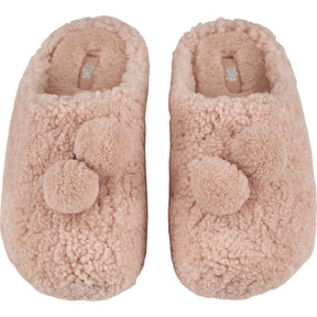 FitFlop Pink Shuv Pom Pom Clogs