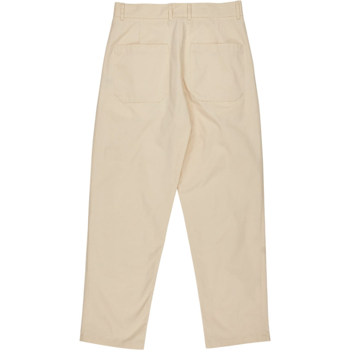 Studio Nicholson Cream Twill Ankle Crop Trousers
