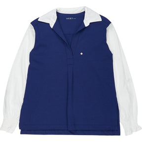 NRBY Blue Collared Top