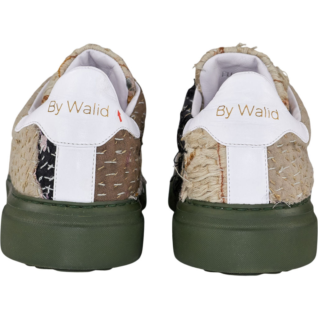 By Walid Multicolour Patchwork Trainers