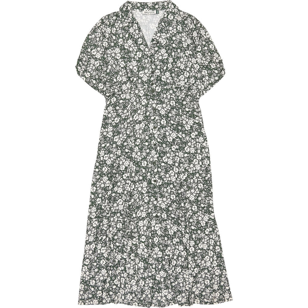 Baukjen Forest Ditsy Midi Tea Dress