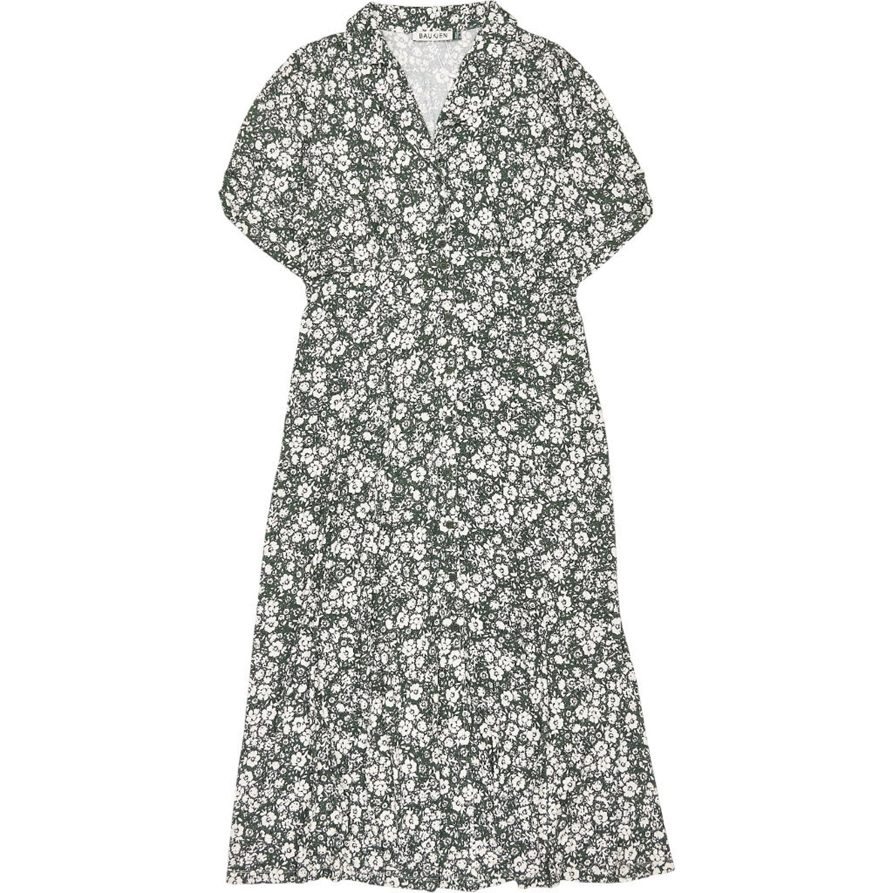 Baukjen Forest Ditsy Midi Tea Dress