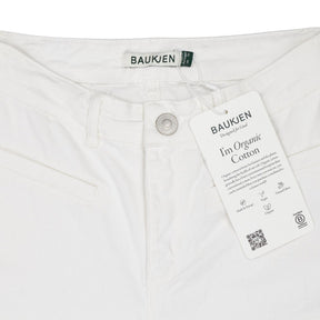Baukjen White Wide Leg Jeans