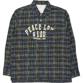 Universal Works Blue Green Check Shirt