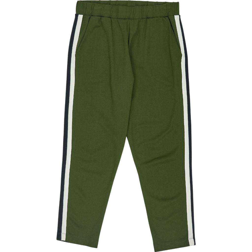 Baukjen Green Side Stripe Trousers