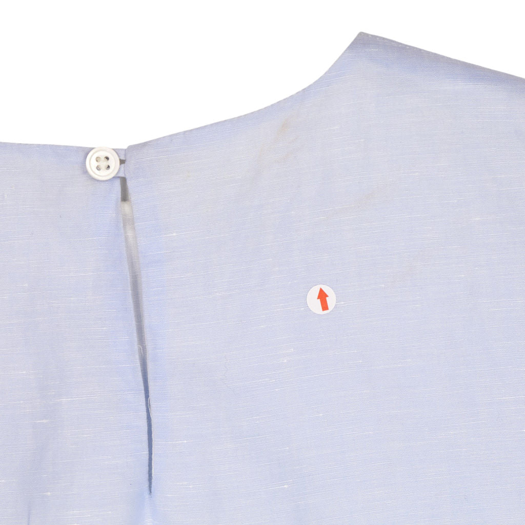 Casey Blue Cotton Blend Dress