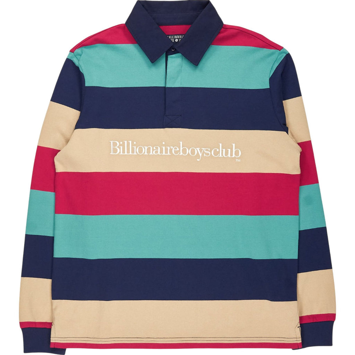 Billionaire Boys Club Multi Stripe Rugby Shirt