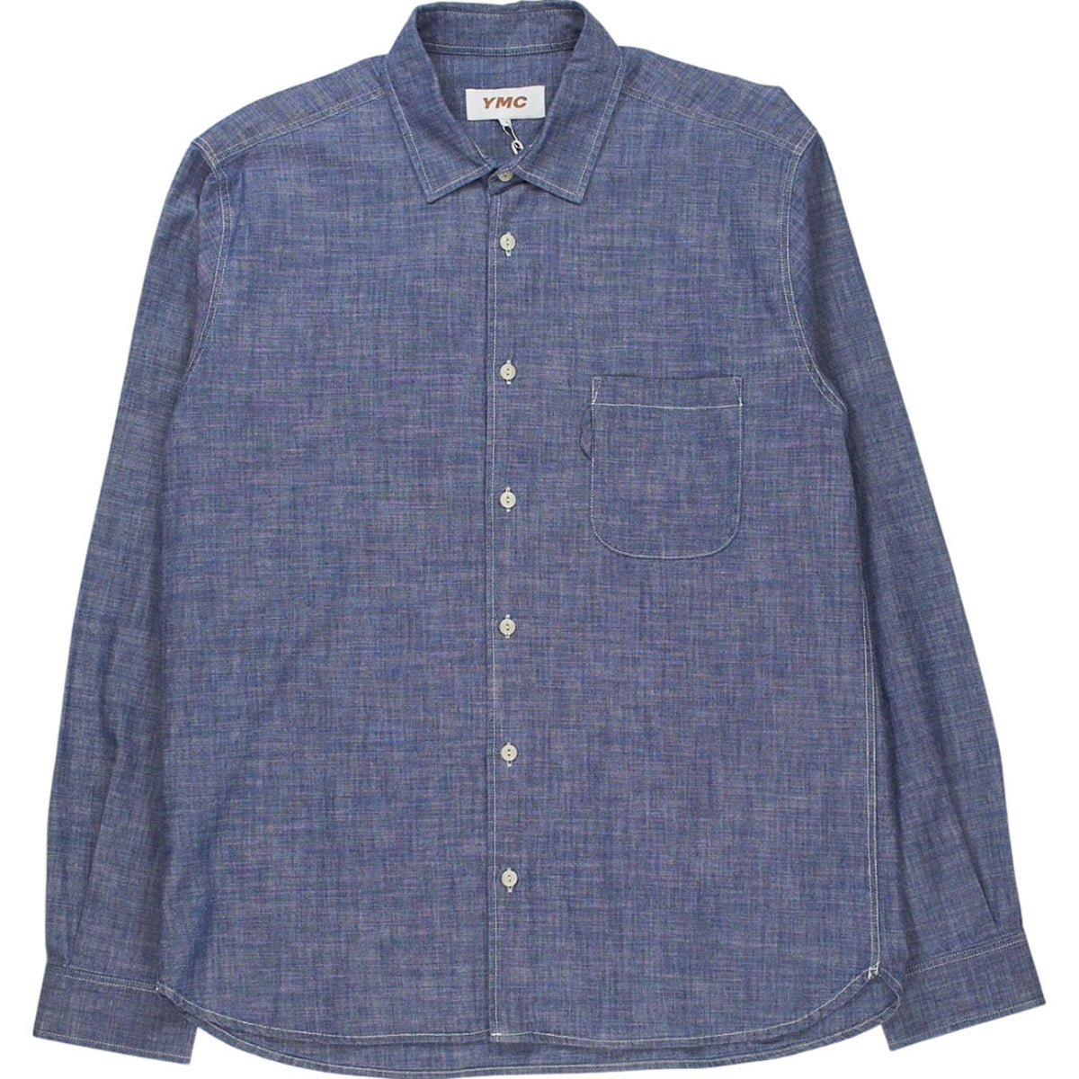YMC Light Indigo Curtis Shirt