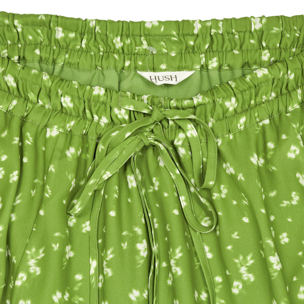 Hush Green Ditsy Floral Chiffon Skirt