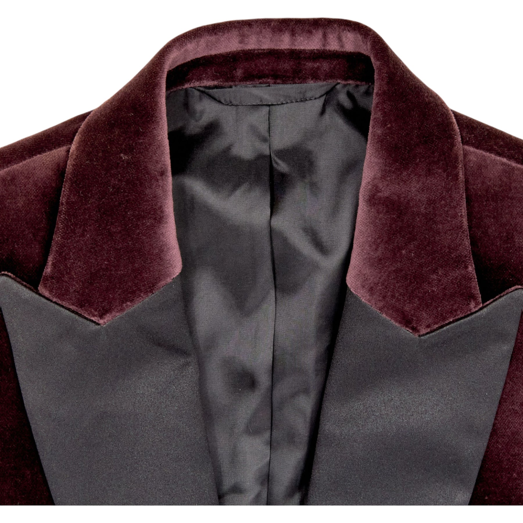 Moss Burgundy Velvet Jacket