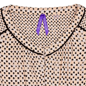 Seraphine Beige Black Geometric Dress
