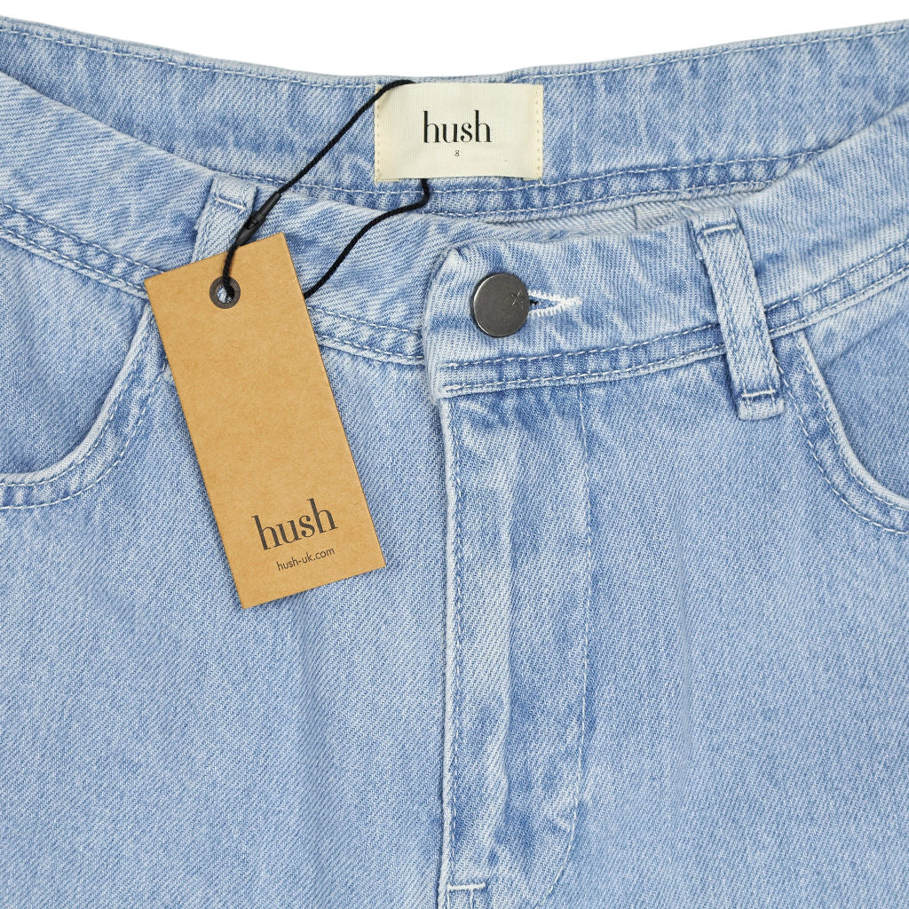 Hush Blue Keats Barrel Jeans