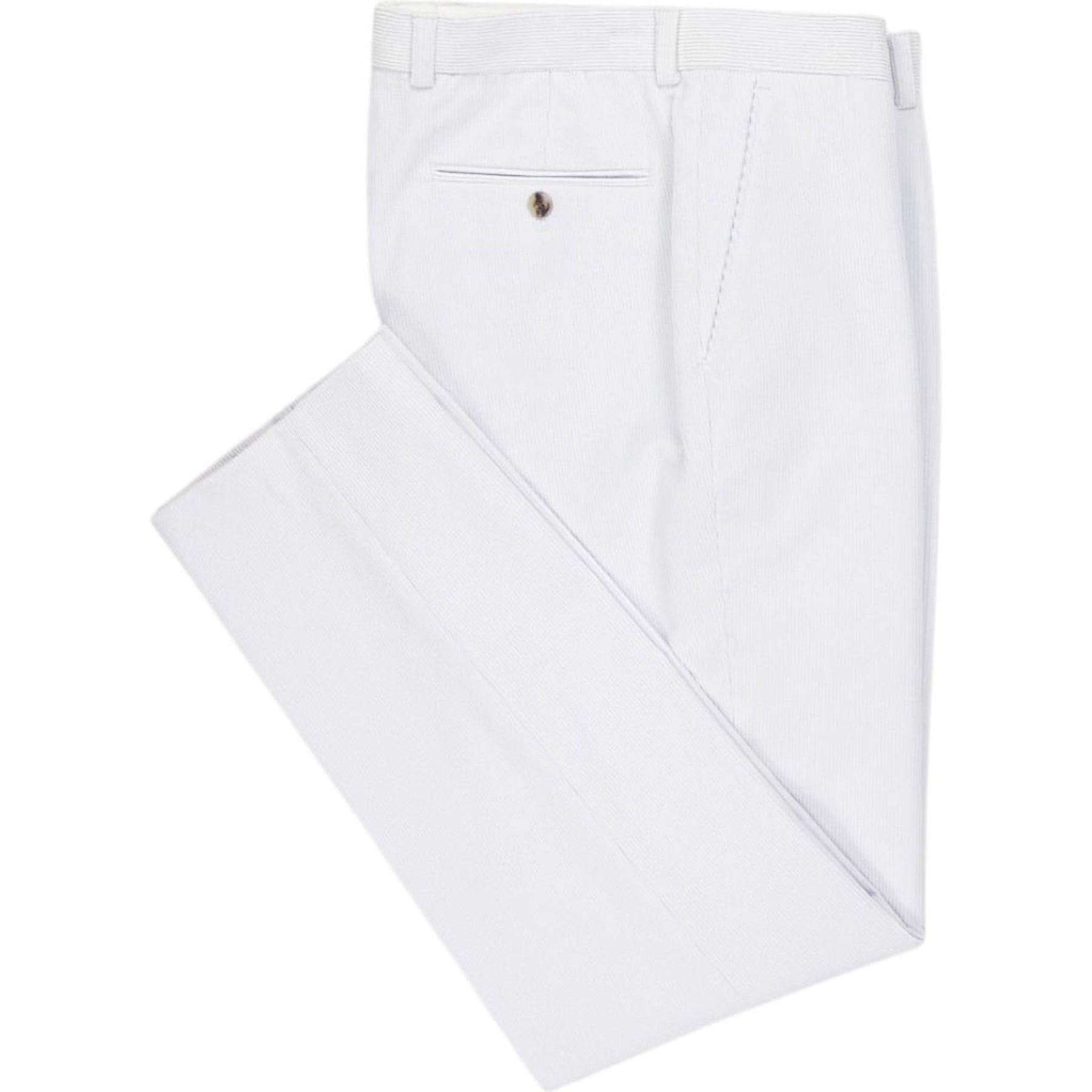 Moss White Double Breasted Corduroy Suit 40R/34R