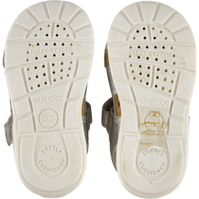 Geox Silver Kaytan Kids Shoes