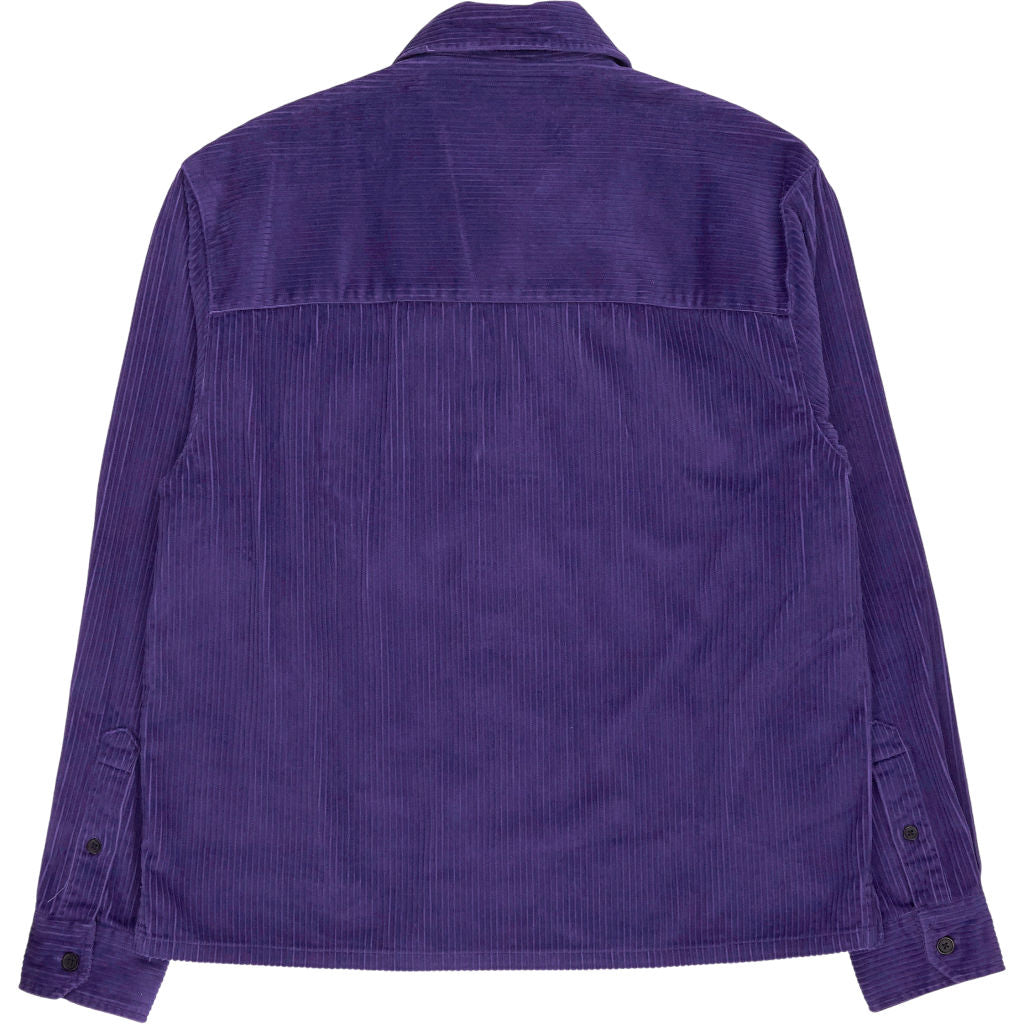 Farah Purple Sawyer Corduroy Overshirt