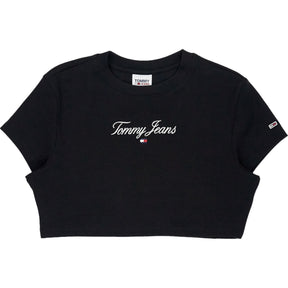 Tommy Jeans Black Ultra Crop Top