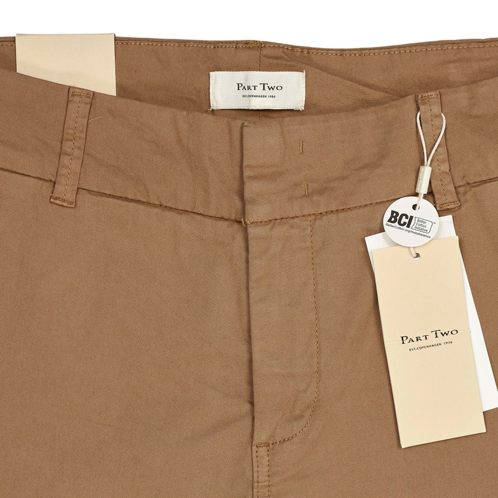 Part Two Brown Soffyspw Casual Fit Trousers