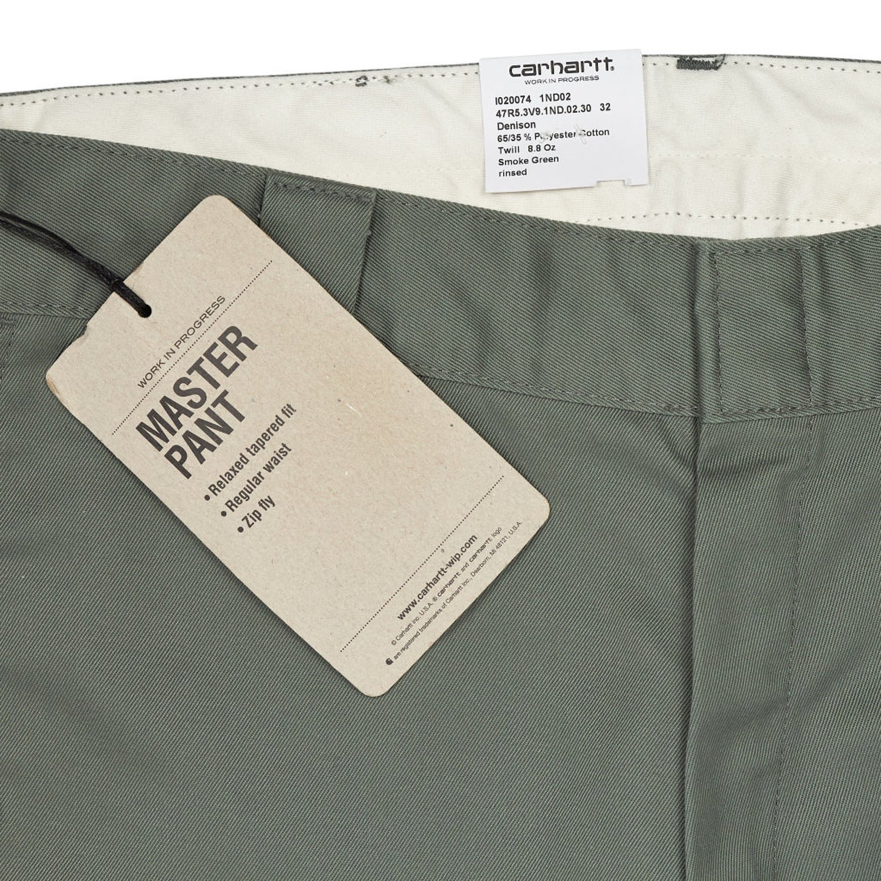 Carhartt Green Denison Master Pant