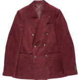 Moss Burgundy Corduroy Jacket Slim Fit