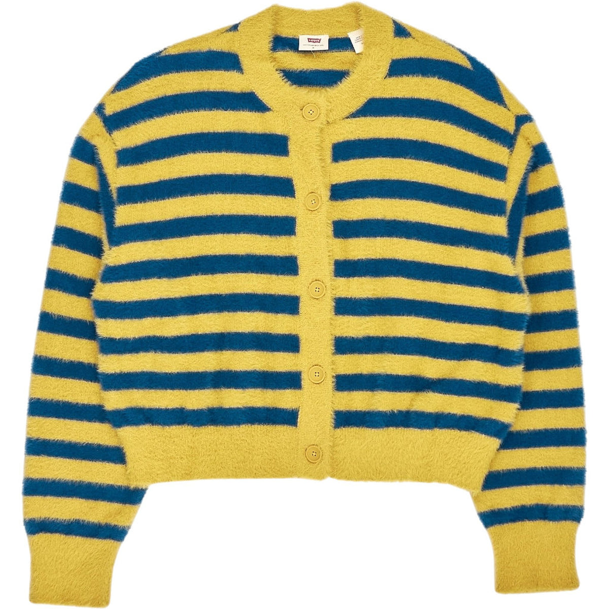 Levi's Yellow Blue Striped Cardigan