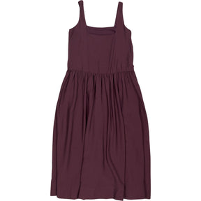 Hush Fudge Brown Square Neck Midi Dress