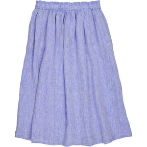 NRBY Blue Linen Skirt