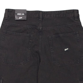 Pull & Bear Black Wide Leg Jeans