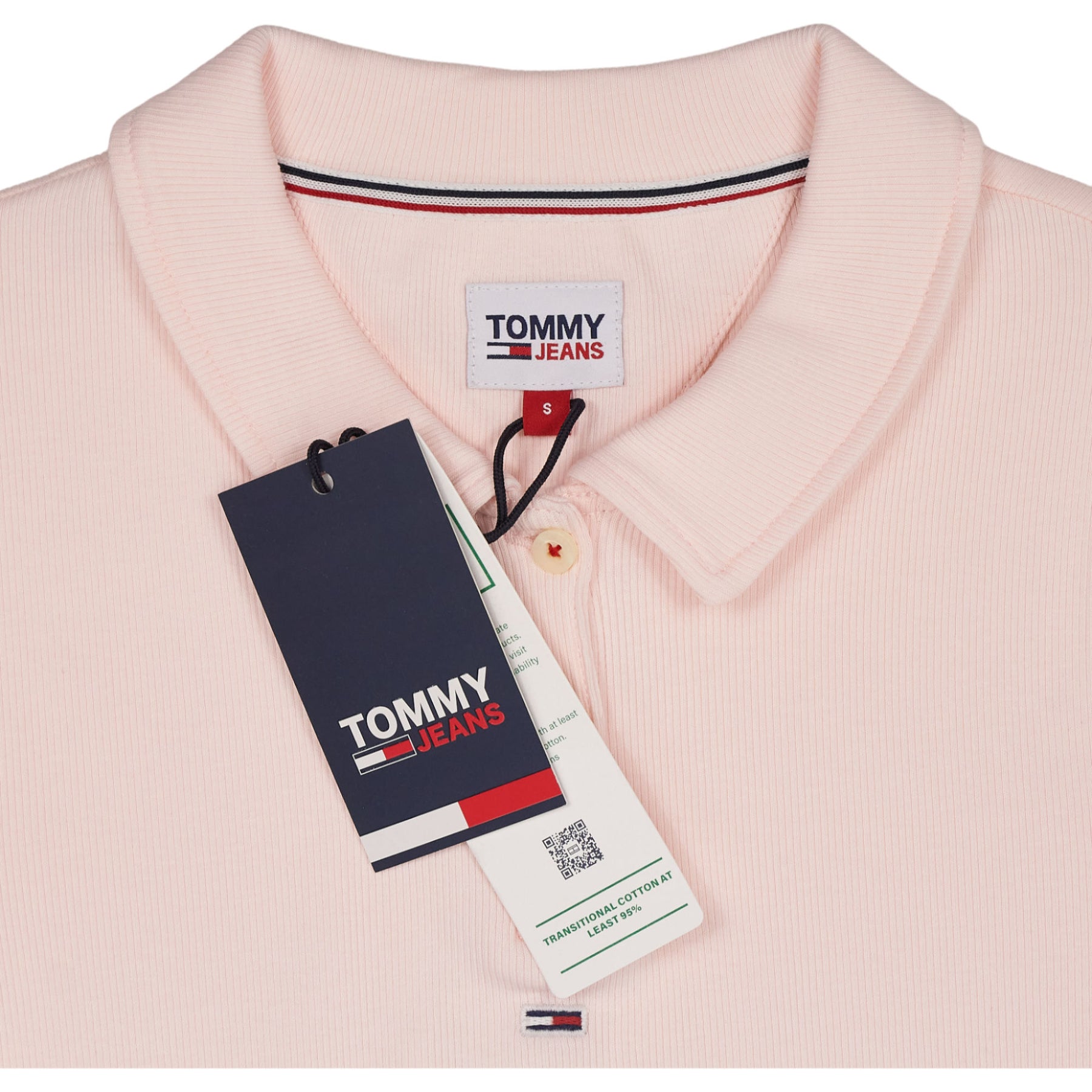 Tommy Pink Baby Crop Polo T-Shirt