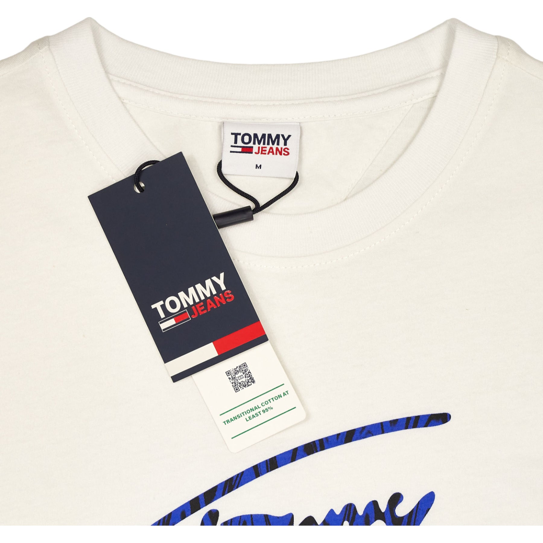 Tommy Jeans White Psychedelic Signature Tee