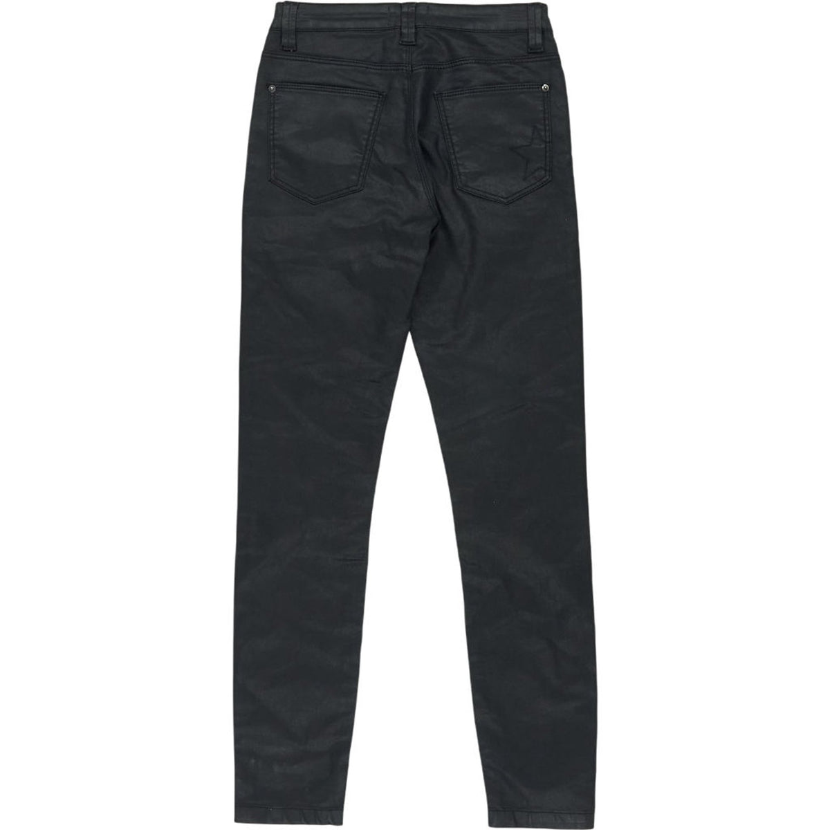 Hush Black Coated Jeans