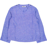 NRBY Blue Linen Top