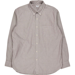Uniqlo Grey Oxford Regular Fit Shirt