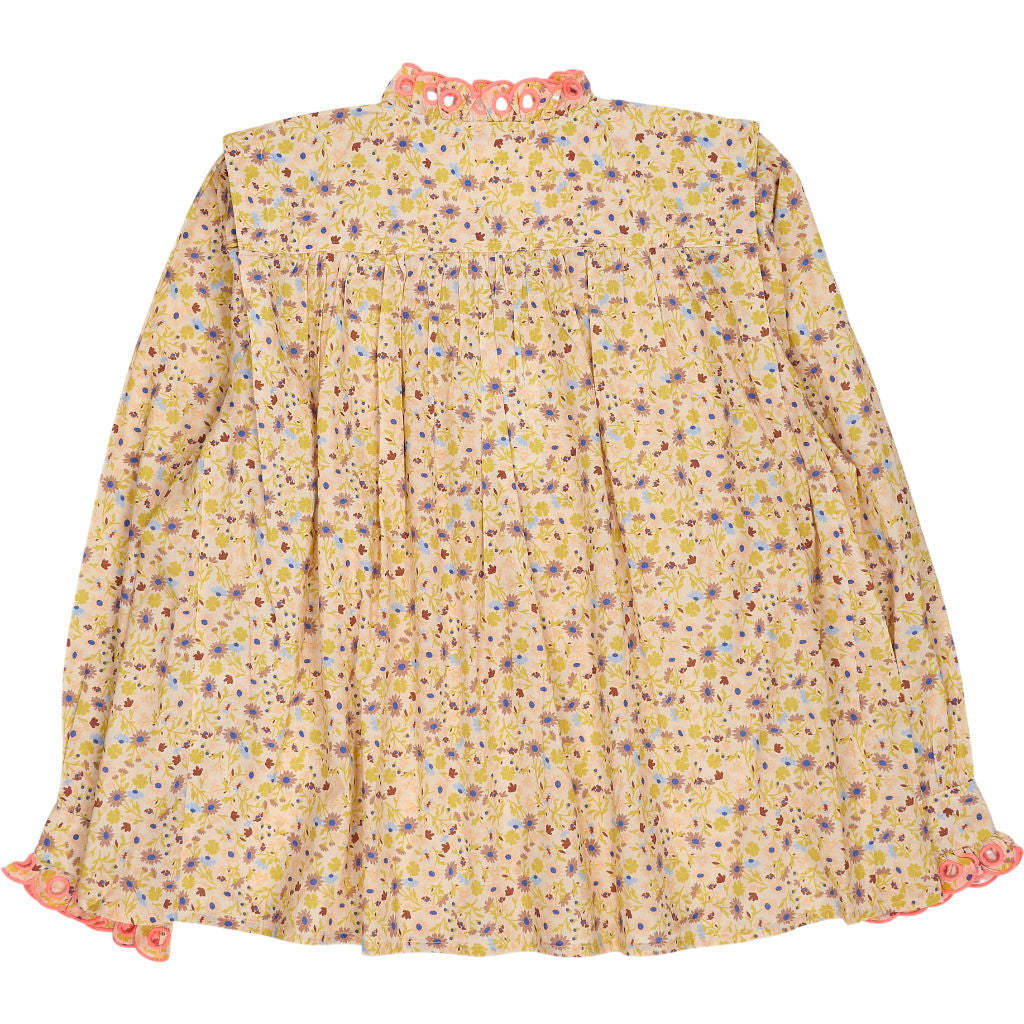Bonté Lemon Zest Floral Etienne Shirt