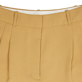 Wilfred Aritzia The Effortless Short Mustard Shorts