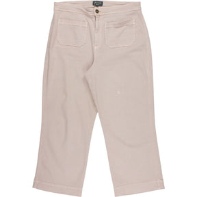 Wyse Dusky Pink Allie Flare Cropped Jeans