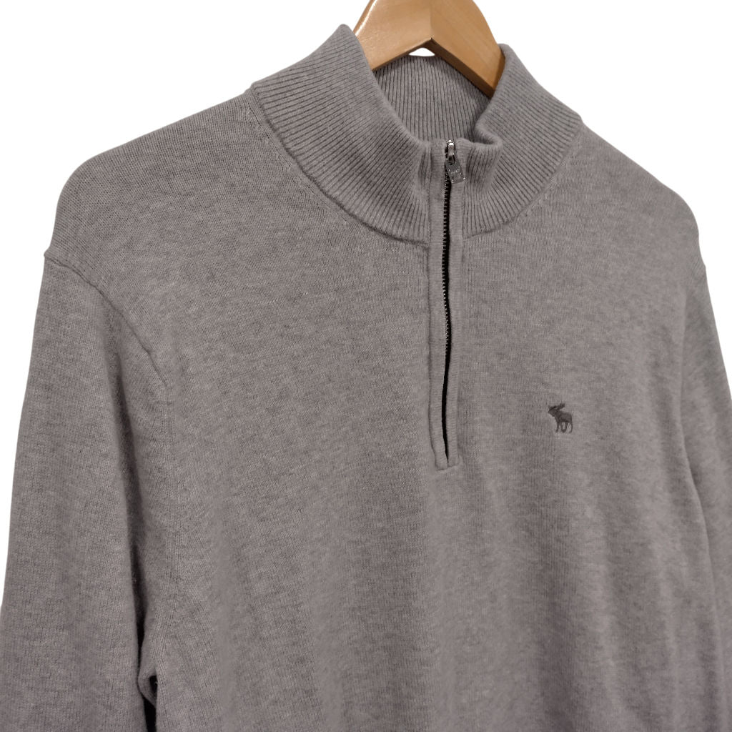 Abercrombie & Fitch Grey Merino Blend Jumper