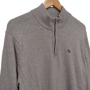 Abercrombie & Fitch Grey Merino Blend Jumper
