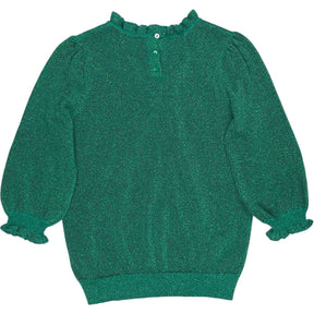 Wyse Green Lucia V-Neck Jumper