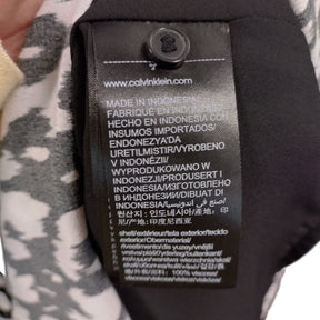 Calvin Klein Black White Bold Leopard Dress