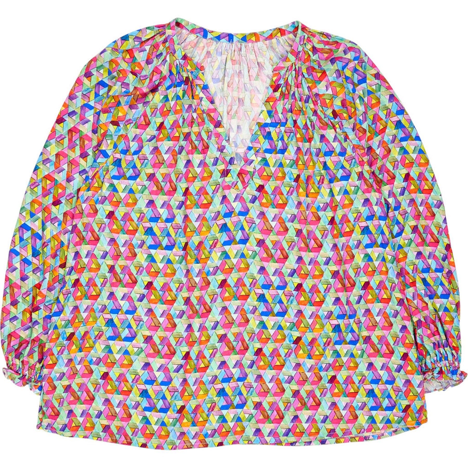 NRBY Geometric Multicolour Blouse
