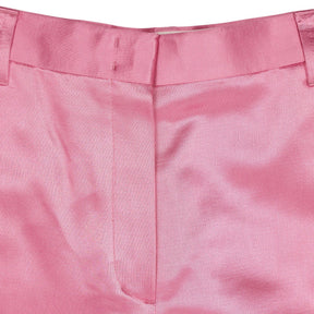 Vivere Pink Satin Blazer Suit