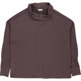 Hush Brown Roll Neck Top