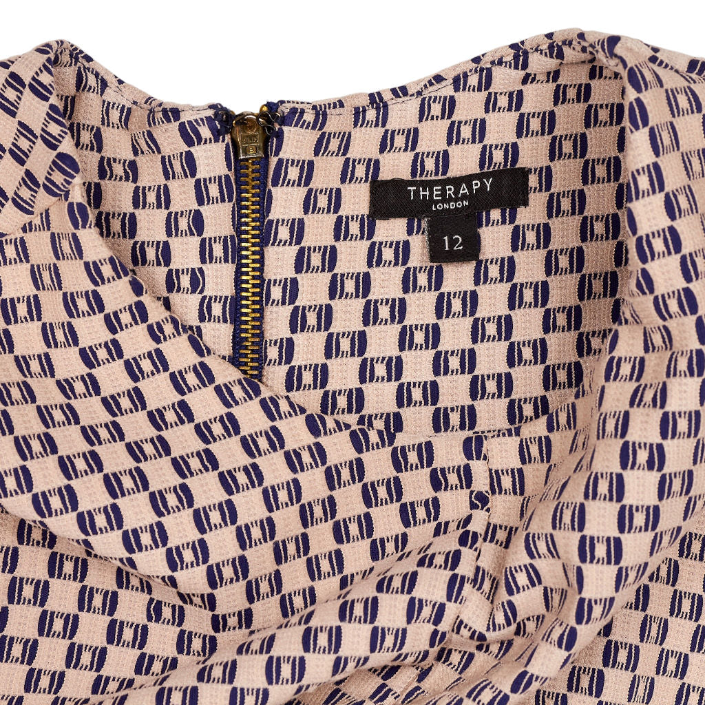 Therapy London Geometric Print Dress