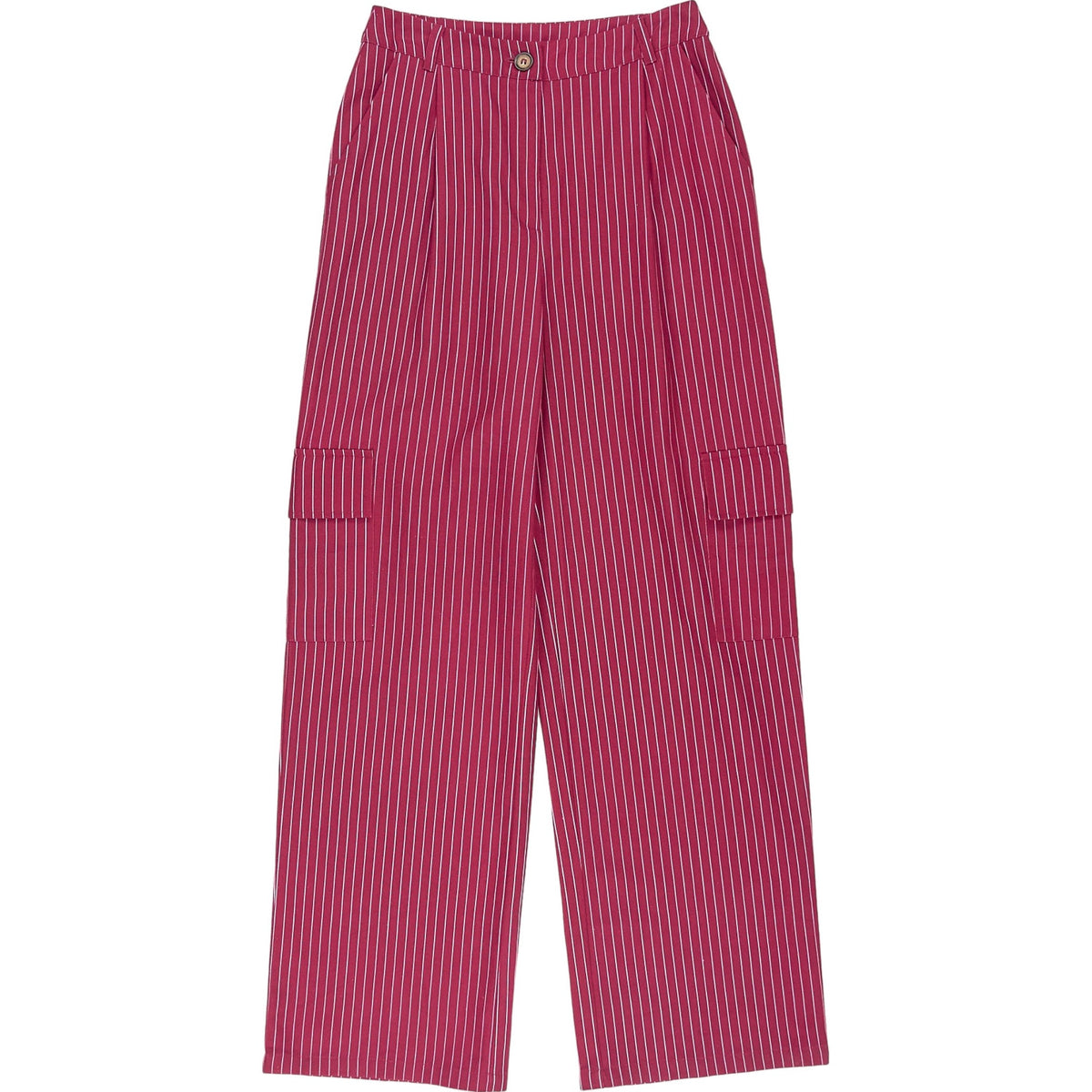 Omnes Pink Striped Trousers