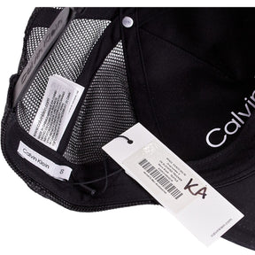 Calvin Klein Black Mesh Baseball Cap