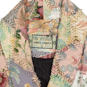 By Walid Multi-Colour Patchwork Coat