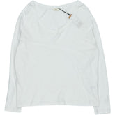 Hush White Cotton Slub Avalon Tee