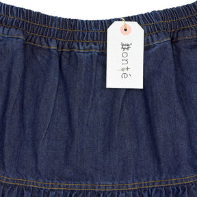 Bonte Dark Denim Manderie Skirt